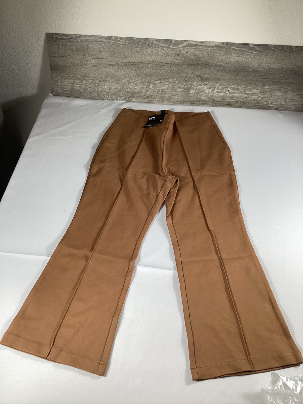 INC International Concepts Brown Ponte Pants size M NWT